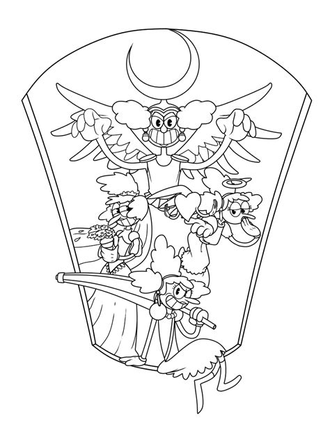 Cuphead coloring pages | Print and Color.com