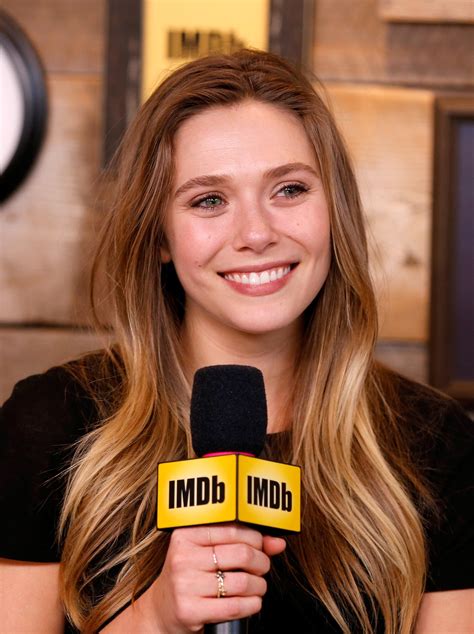 Wish It Was My Cock What Elizabeth Olsen Had In Her Hand Instead Of That Microphone She Would