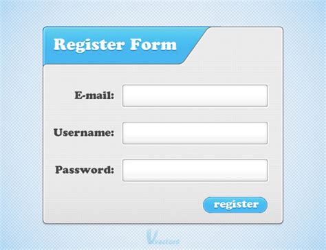 Quick Tip How To Create A Simple Register Form Design Envato Tuts