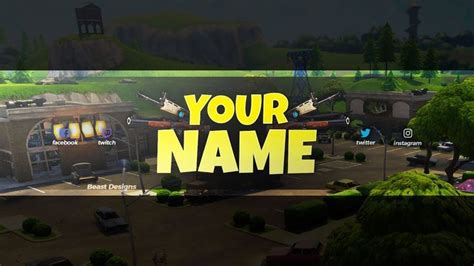 Fortnite Banner For Youtube No Text New Free 2018