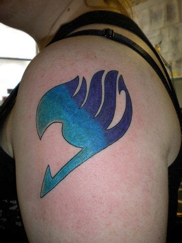 Fairy Tail Symbol Tattoo For Fairy Tail Logo Tattoo Tatouage épaule