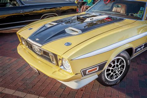 1973 Ford Mustang Mach 1 Cobra Jet 351 X101 Photograph By Rich Franco