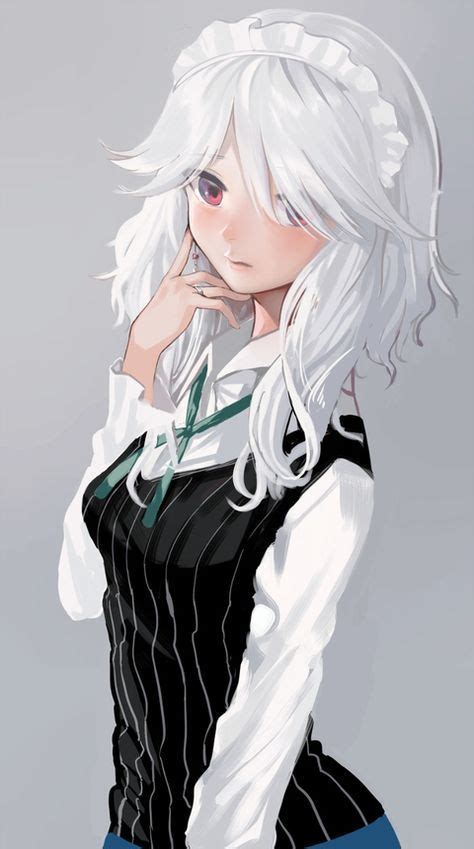 Sexy White Haired Anime Girl Ibikinicyou