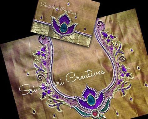 Sri Aari Creatives New Designer Blouse Bridal Designs 280614