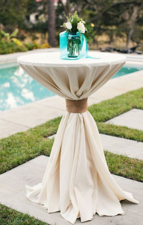 30 round high top cocktail table linen sizing guide. Perfect cocktail table linens. | Wedding... ;) | Pinterest