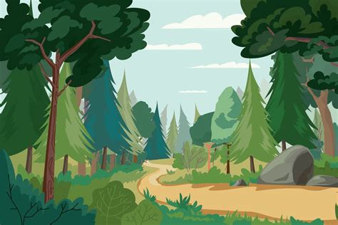 Forest Illustration Custom Designed Illustrations ~ Creative Market