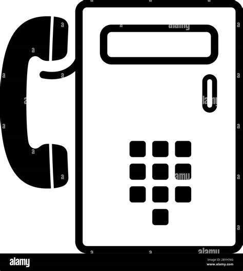 Pay Phone Icon Vector Illustration Stock Vector Image And Art Alamy