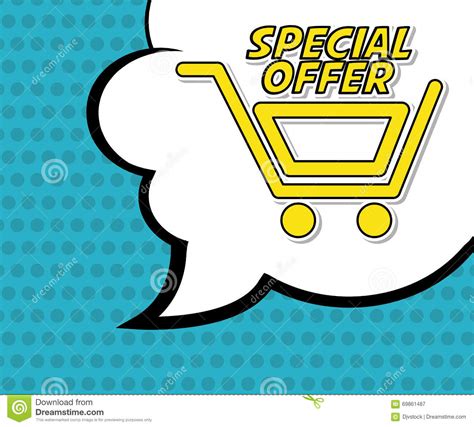Colorful Design Of Special Offer Vector Illustration Stock Vector