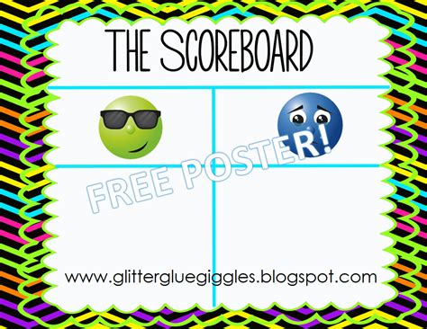 Glitter Glue And Giggles Whole Brain Teaching The Scoreboard