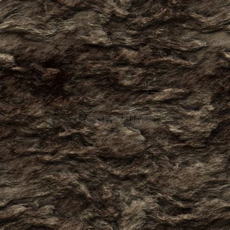 Seamless Dark Brown Rock Texture Stock Illustration Illustration Of
