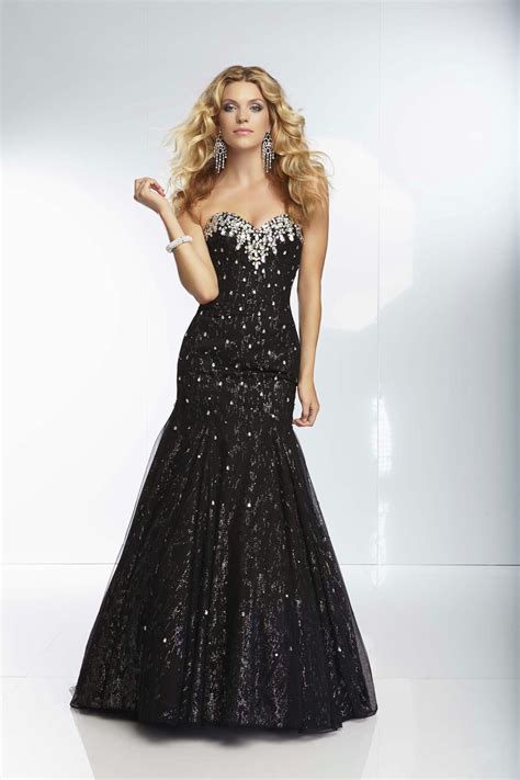 Strapless Black Prom Dresses Prom Dresses Sleeveless Fabulous