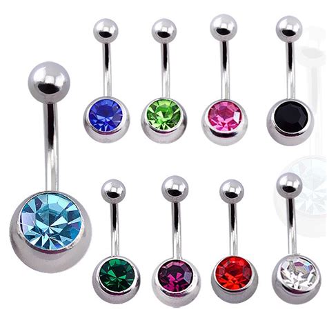 Exquisite Beautiful Navel Rings Hot Sexy Crystal Belly Button Ring High Quality 316l Surgical