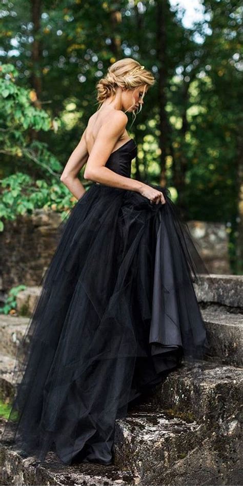 33 Beautiful Black Wedding Dresses That Will Strike Your Fancy ★black Wedding Dresses A Line