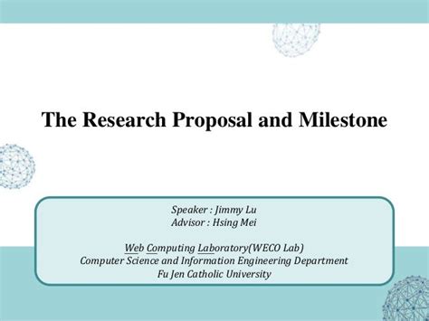 Research Proposal And Milestone