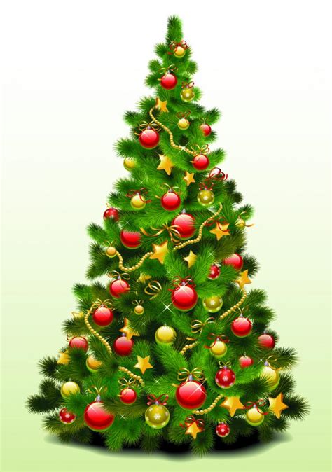 Download Exquisite christmas tree (25023) Free EPS Download / 4 Vector