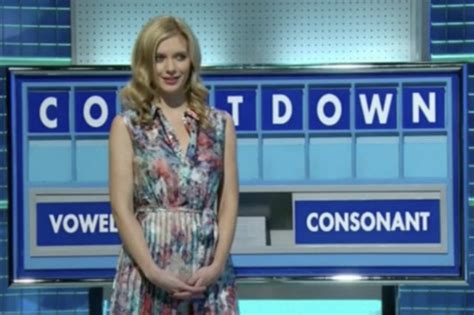Countdowns Rachel Riley Teases Cleavage Flash In Low Cut Dress Daily