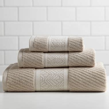30 x 56 bath towel $3.50. Crinkle Leaf Bath Towels - jcpenney | bath towel ideas ...
