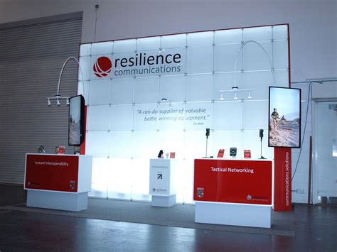 Design Of Modular Exhibition Stand For Dsei At Excel H3d Exhibition