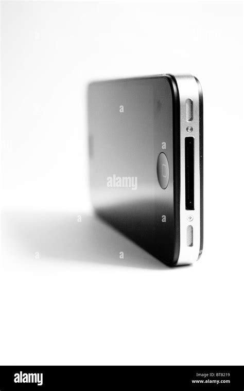 Apple Iphone 4 Smartphone In Black And White Mode Stock Photo Alamy