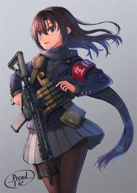 Последние твиты от girls with guns (@girlswithguns1). Pin on 武装少女