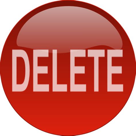 Delete Button Png Images Transparent Free Download