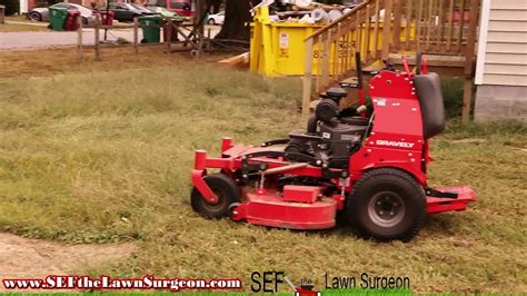 Cutting Tall Grass With The Gravely Prostance 52 New Construction