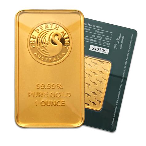 Perth Mint 1 Oz Gold Bar Buy Perth Mint One Ounce Gold Bars