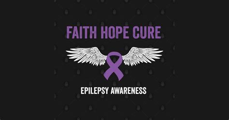 Faith Hope Cure Epilepsy Awareness Epilepsy Awareness Sticker