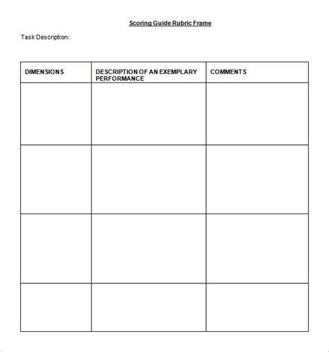 Rubrics are not only quick tools for marking;.fifth stage is actually a rubric template is one of the vital elements for teachers and instructors. Rubric Template - 47+ Free Word, Excel, PDF Format | Free ...