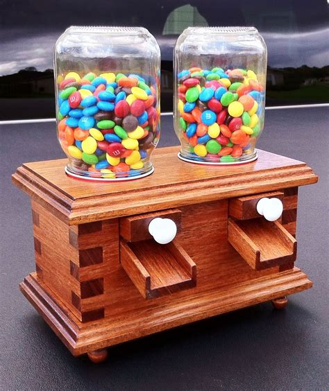 Candy Dispenser Mahogany Woodworking Projects For Kids Candy