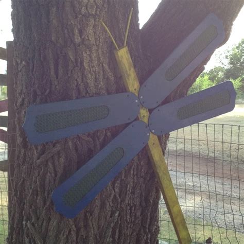 Dragonfly Made Out Of Fan Blades Gardening Pinterest