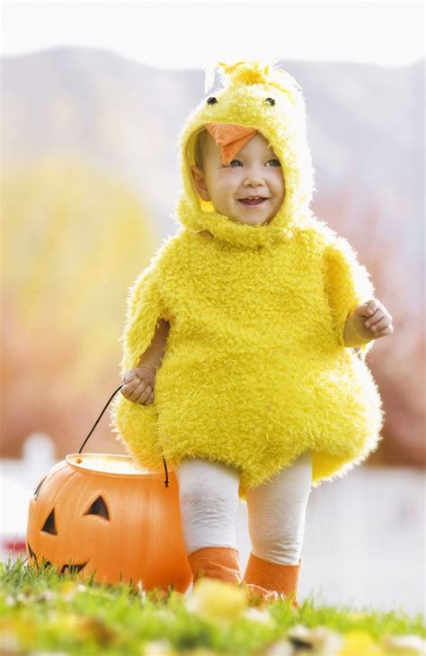 Heres A Cute Toddler Halloween Costume Idea A Fuzzy Yellow Duckling