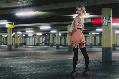 Model Poses Photography Photography Women Street Photography Parking Garage Parking Lot