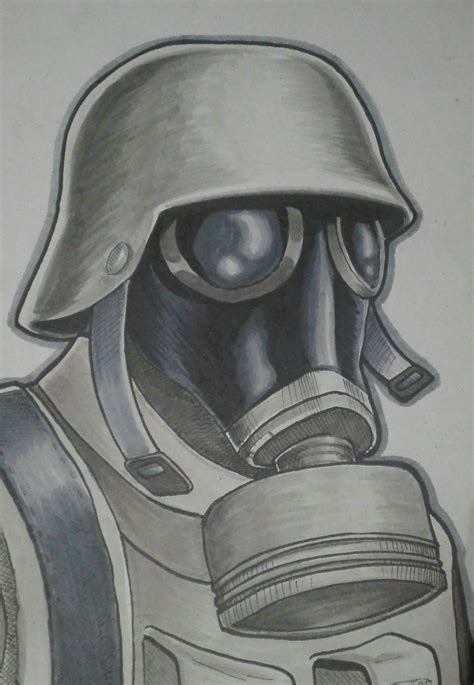 Gas Mask Soldier By J Caro On Newgrounds