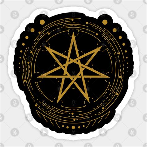Faery Star Setogram Pagan Symbol Elven Star Sticker Teepublic