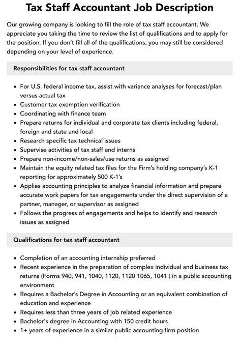 What Are The Roles And Responsibilities Of Staff Accountant