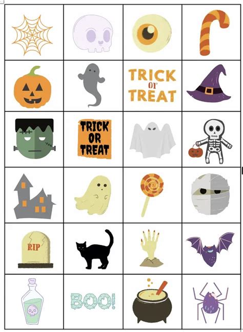 Free Printable Halloween Match Up Game The Petite Rainbow