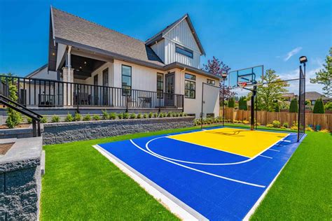Outdoor Basketball Court Costs For Backyard 2023
