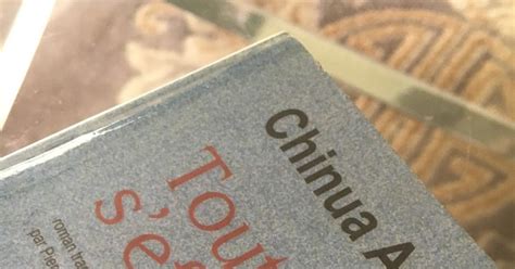 Romanthé Tout Seffondre Chinua Achebe