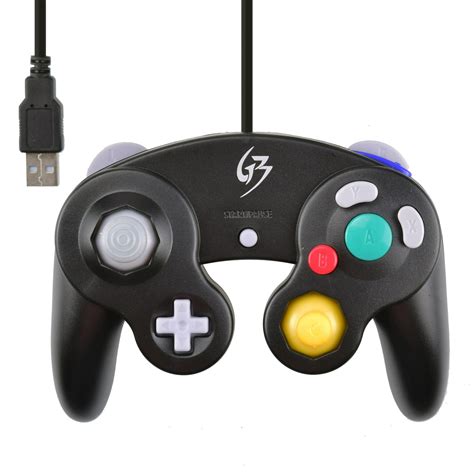 Classic Nintendo GC Gamecube Style USB Wired Controller for PC and Mac