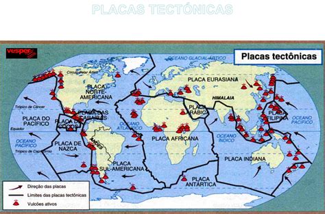 Dibujo De Las Placas Tectonicas