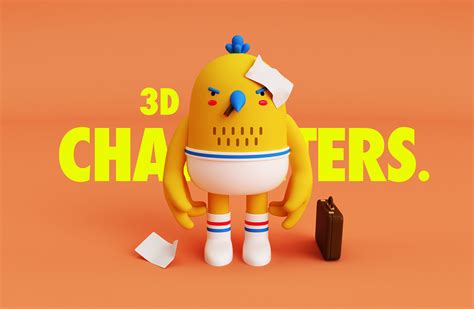 3d Characters On Behance