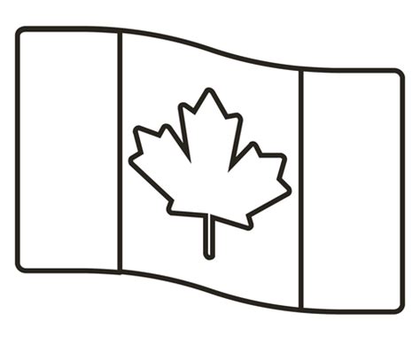 Canada Flag Coloring Page Free Printable Coloring Pages