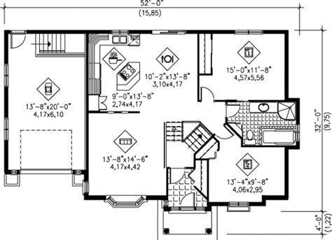 Ranch Style House Plan 2 Beds 1 Baths 1116 Sqft Plan 25 1138