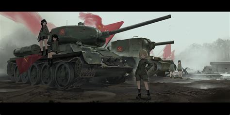 Anime Tanks Wallpapers Wallpaper Cave