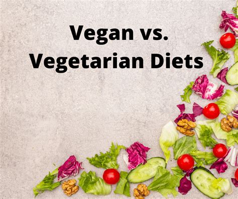 What Is The Difference Between Vegan And Vegetarian Diets