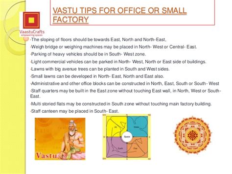 A 'home office' as the name suggests is an office within the house. Vastu Shastra tips for office or small factory