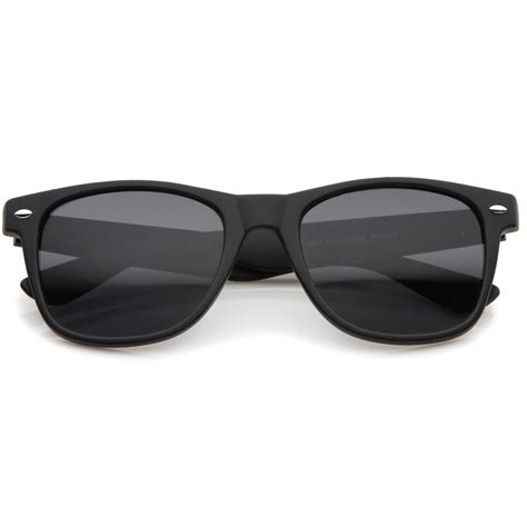 sunglass la classic 80 s retro matte frame wide temples horn rimmed sunglasses ebay