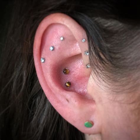 The Edgy Cartilage Piercing 60 Best Ideas And Rules 2019