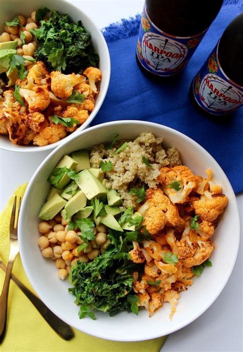 Just wholesome ingredients like vegetables, rice and beans. Spicy Cauliflower Power Bowl | Recipe | Healthy summer ...